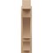 Ekena Millwork 5 1/2-in W x 16-in D x 24-in H Balboa Block Rough Cedar Woodgrain TimberThane Outlooker, Primed Tan OUTUR055X16X24BOA44RCPR - alternate 4